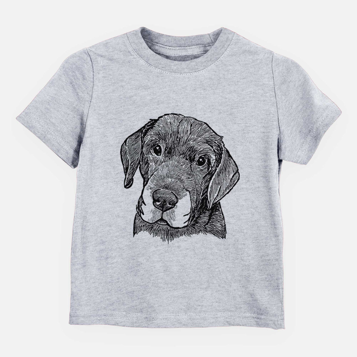 Doodled Finnegan the Shar Pei Beagle Mix - Kids/Youth/Toddler Shirt