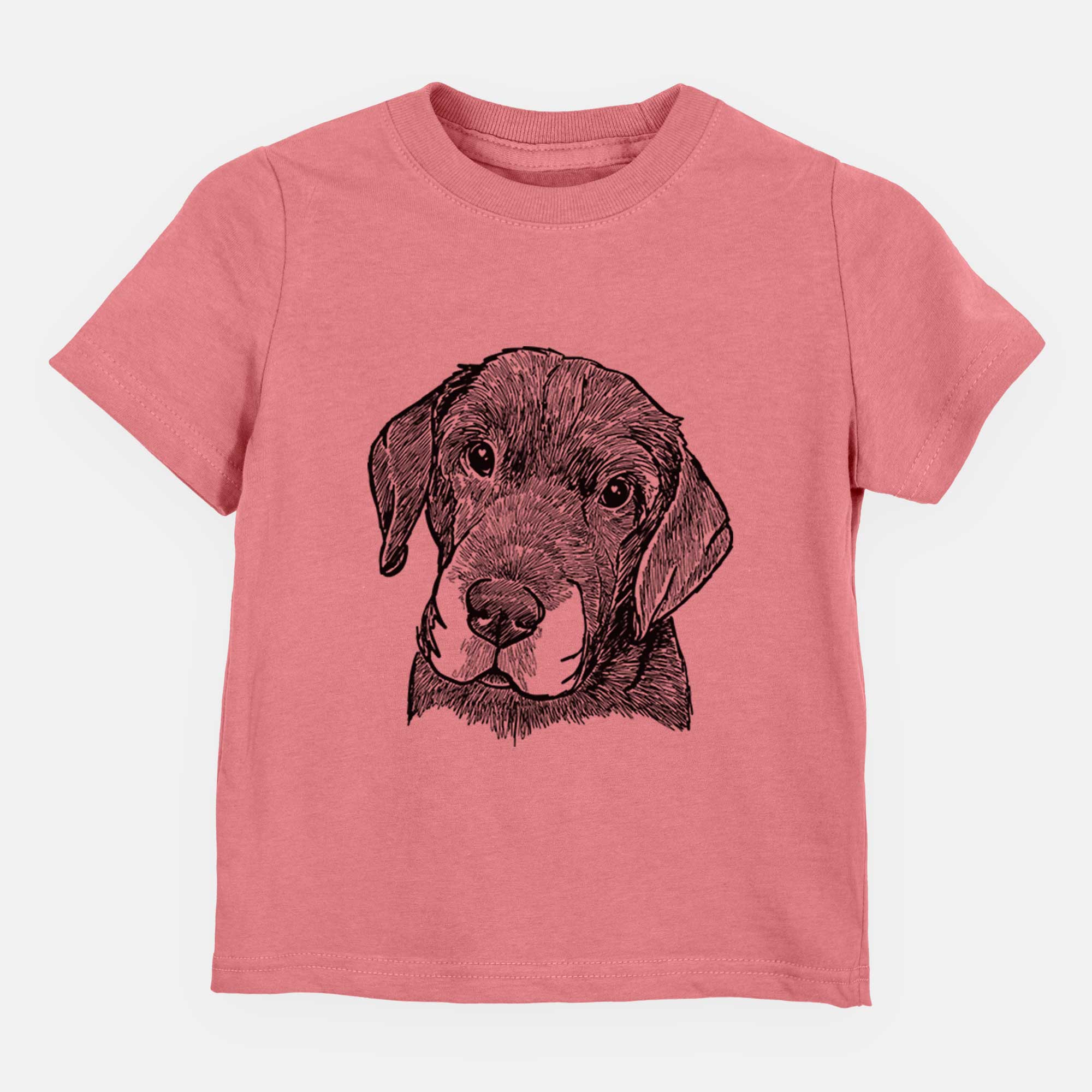 Doodled Finnegan the Shar Pei Beagle Mix - Kids/Youth/Toddler Shirt