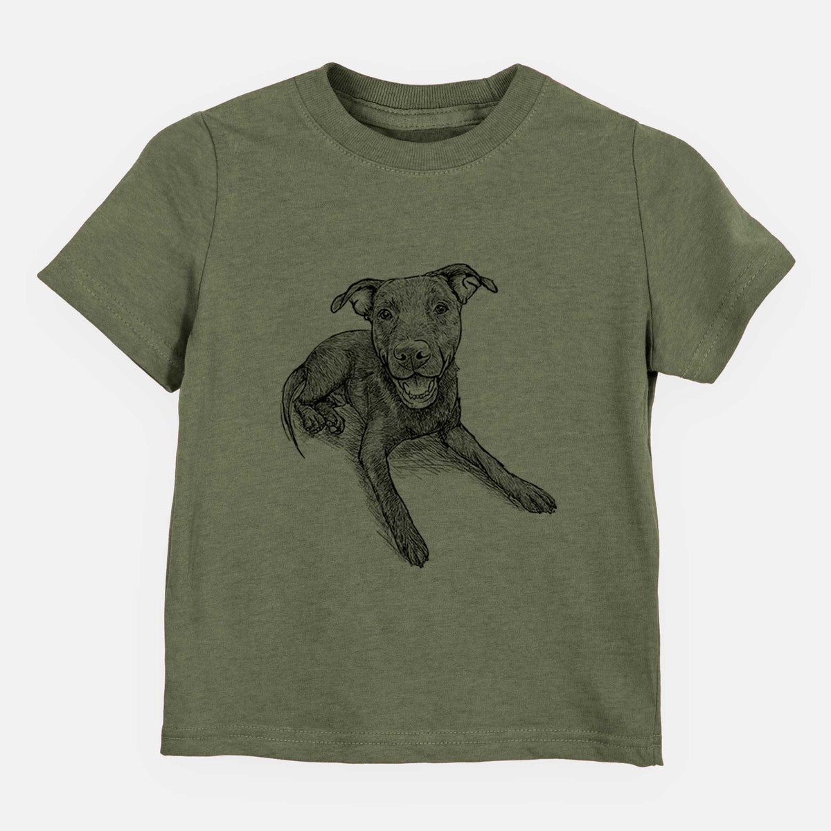 Doodled Forrest the Mixed Breed - Kids/Youth/Toddler Shirt