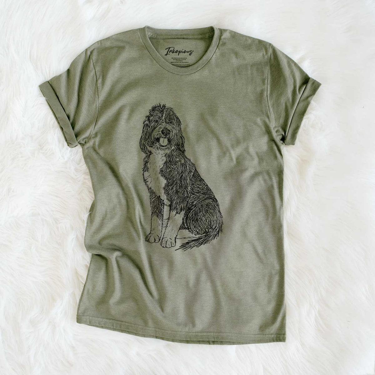 Doodled Fred the Saint Berdoodle - Unisex Crewneck