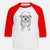 Doodled Gambit the Long Haired Chihuahua - Youth 3/4 Long Sleeve