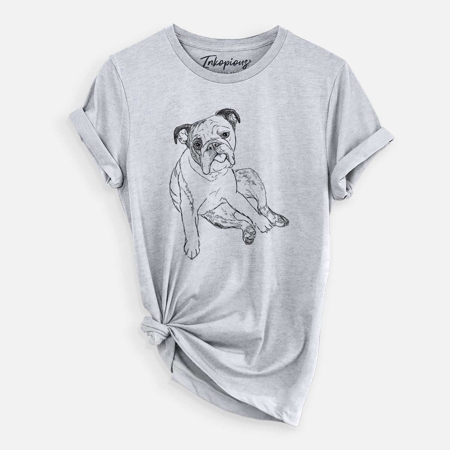 Doodled Gemma the English Bulldog - Unisex Crewneck