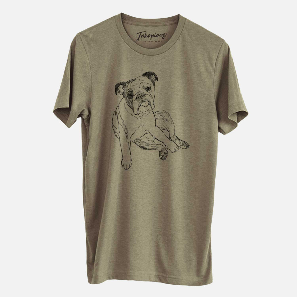 Doodled Gemma the English Bulldog - Unisex Crewneck