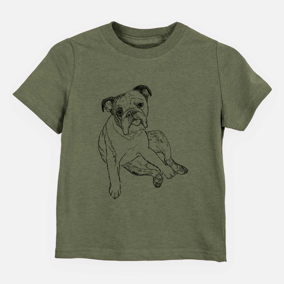 Doodled Gemma the English Bulldog - Kids/Youth/Toddler Shirt