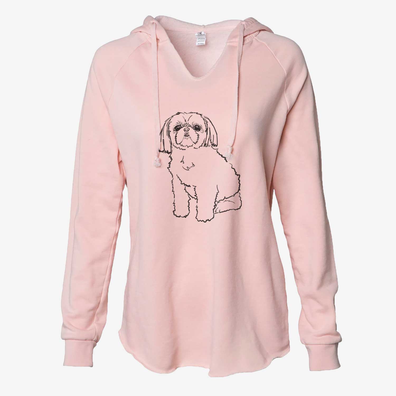 Doodled Georgia the Shih Tzu - Cali Wave Hooded Sweatshirt