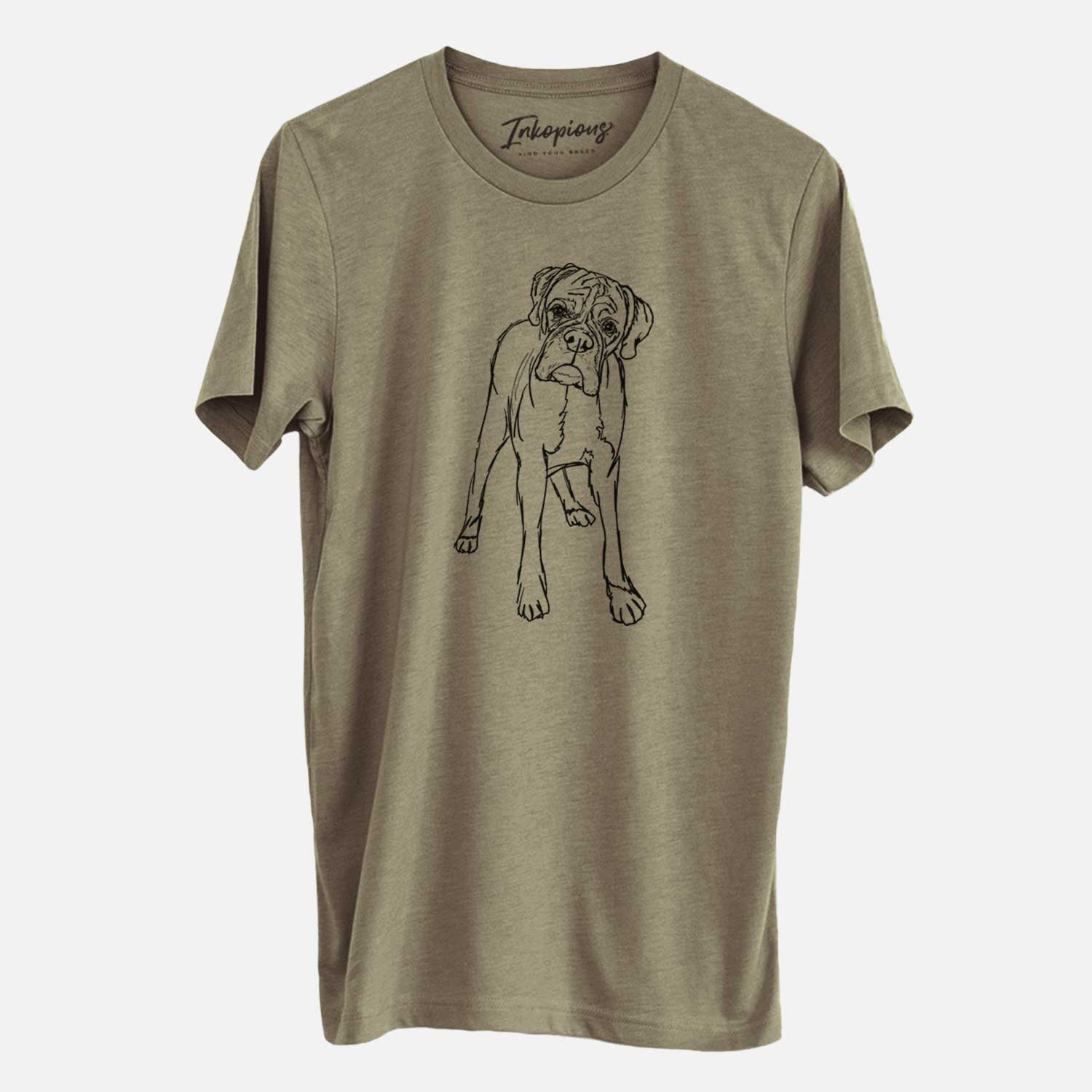 Doodled Georgie the Boxer - Unisex Crewneck