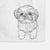 Doodled Gertrude McFuzz the Mini Shih Tzu Decorative Hand Towel