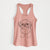 Doodled Gertrude McFuzz the Mini Shih Tzu - Women's Racerback Tanktop