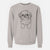 Doodled Gertrude McFuzz the Mini Shih Tzu - Unisex Pigment Dyed Crew Sweatshirt