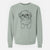 Doodled Gertrude McFuzz the Mini Shih Tzu - Unisex Pigment Dyed Crew Sweatshirt