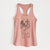 Doodled Ginger the Spaniel Mix - Women's Racerback Tanktop