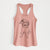 Doodled Girl the Cocker Spaniel - Women's Racerback Tanktop