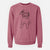 Doodled Girl the Cocker Spaniel - Unisex Pigment Dyed Crew Sweatshirt