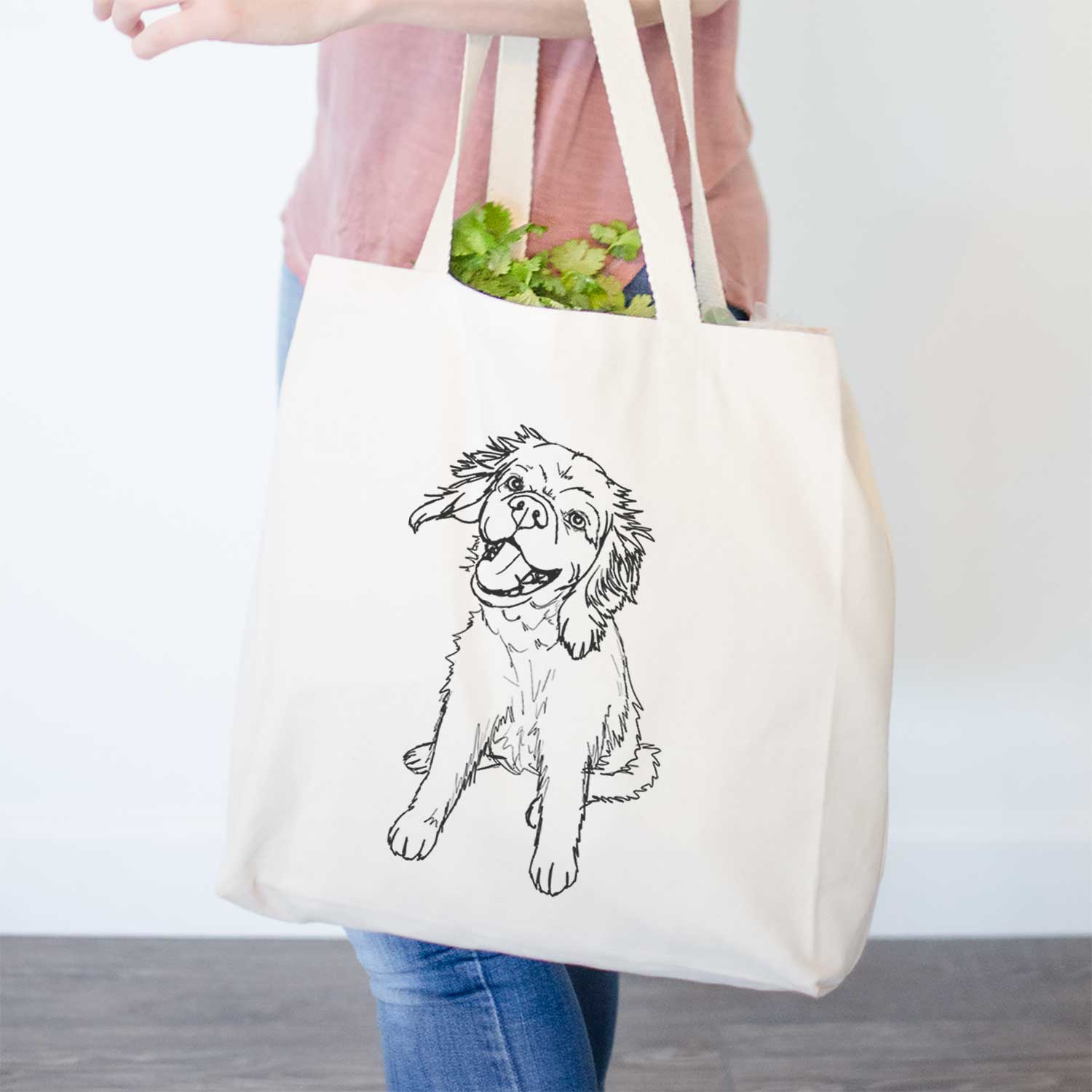 Doodled Girl the Cocker Spaniel - Tote Bag