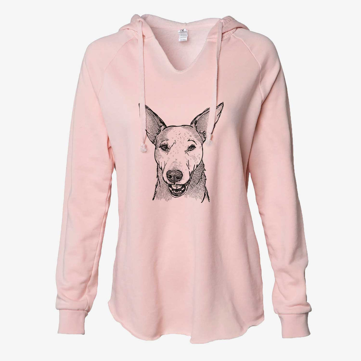 Doodled Giselle the Australian Cattle Dog Mix - Cali Wave Hooded Sweatshirt