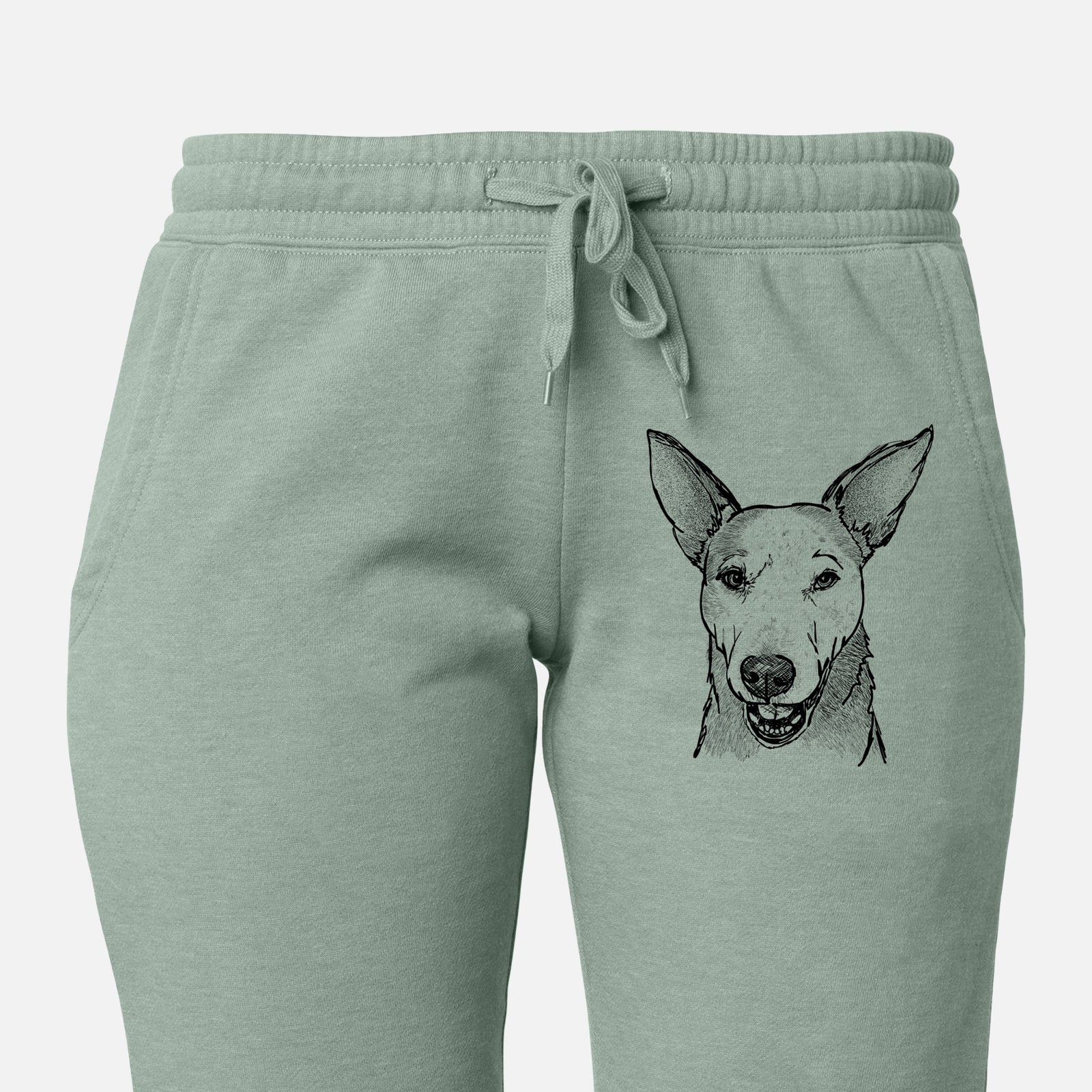 Doodled Giselle the Australian Cattle Dog Mix - Women's Cali Wave Joggers