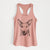 Doodled Giselle the Australian Cattle Dog Mix - Women's Racerback Tanktop