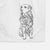 Doodled Golden Retriever Decorative Hand Towel