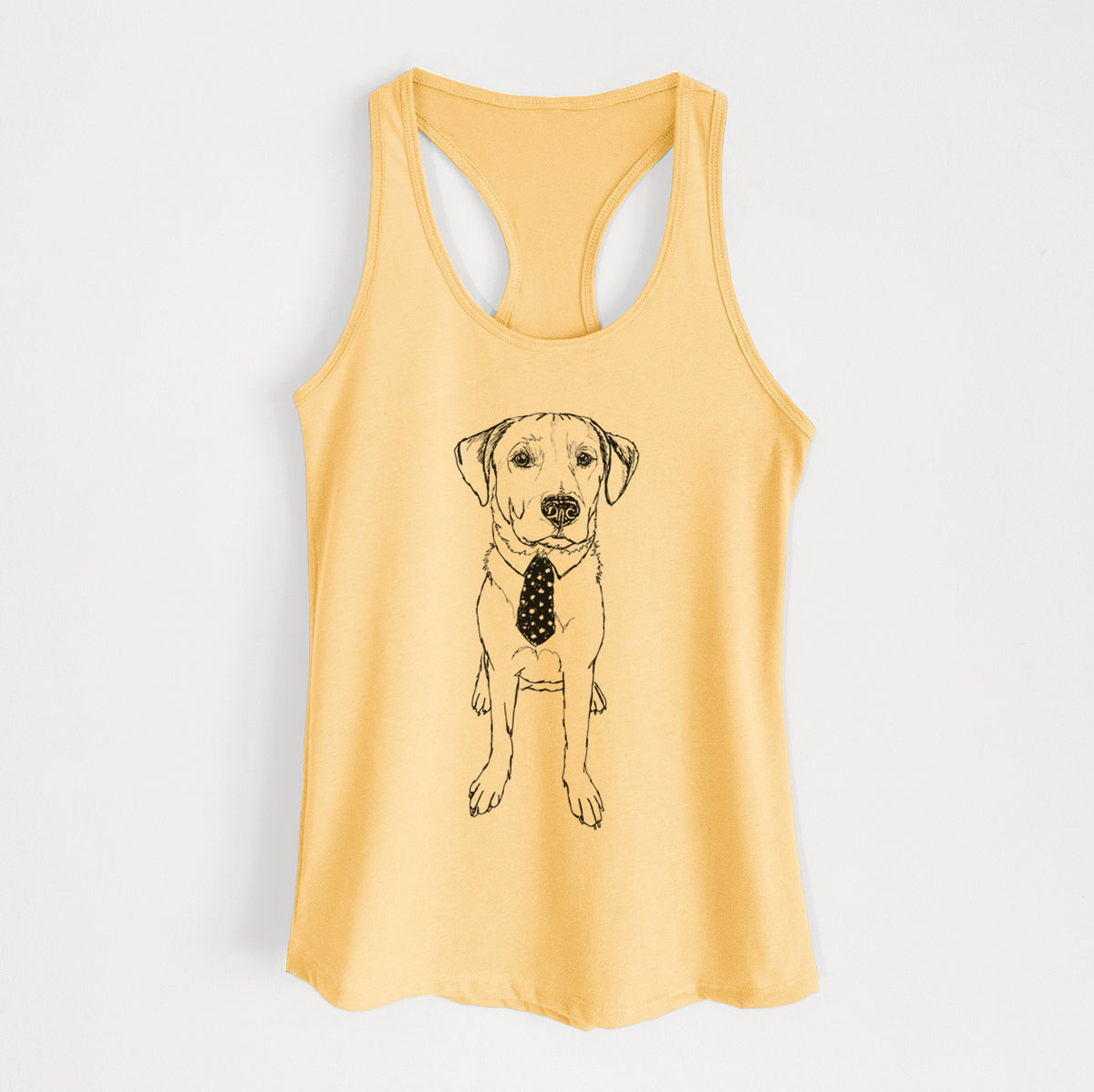Doodled Goose the Lab Mix - Women's Racerback Tanktop