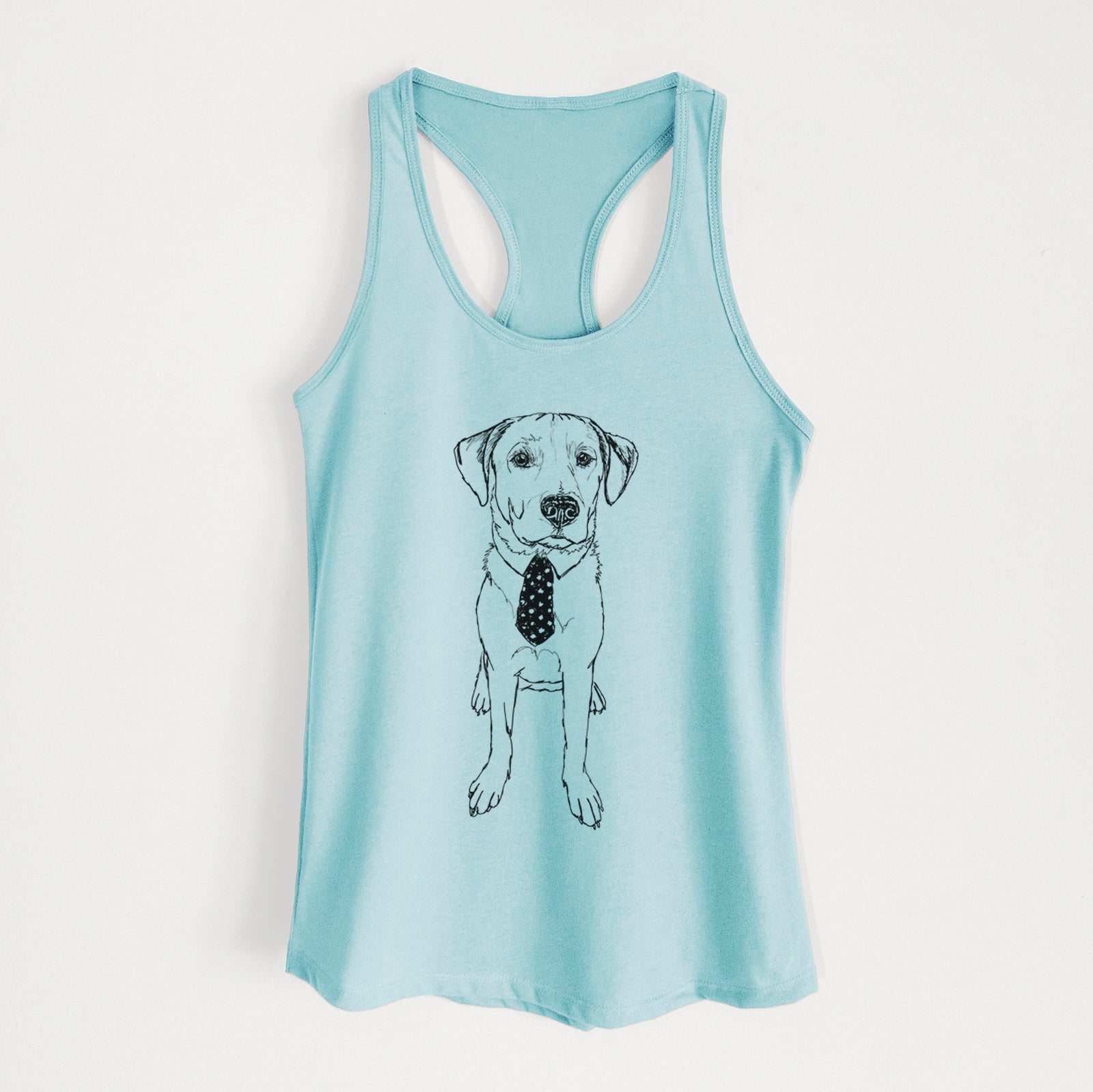 Doodled Goose the Lab Mix - Women's Racerback Tanktop