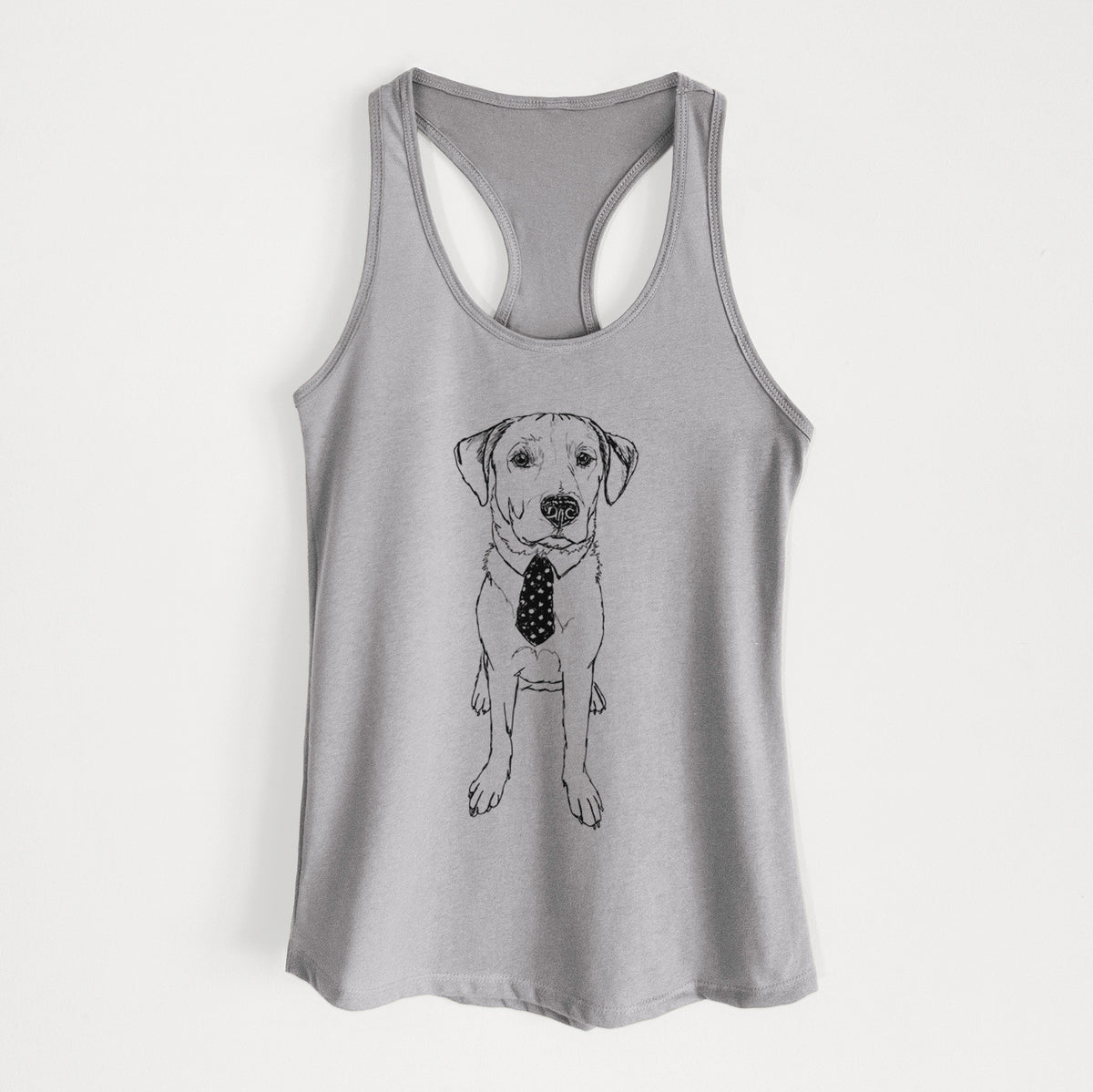Doodled Goose the Lab Mix - Women's Racerback Tanktop