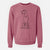 Doodled Great Dane the  - Unisex Pigment Dyed Crew Sweatshirt