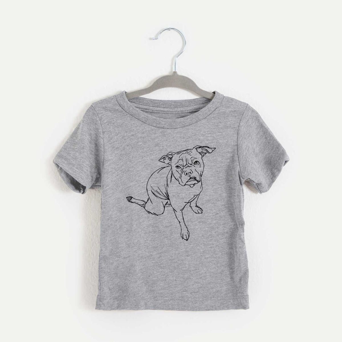 Doodled Gus the French Bulldog Staffy Mix - Kids/Youth/Toddler Shirt