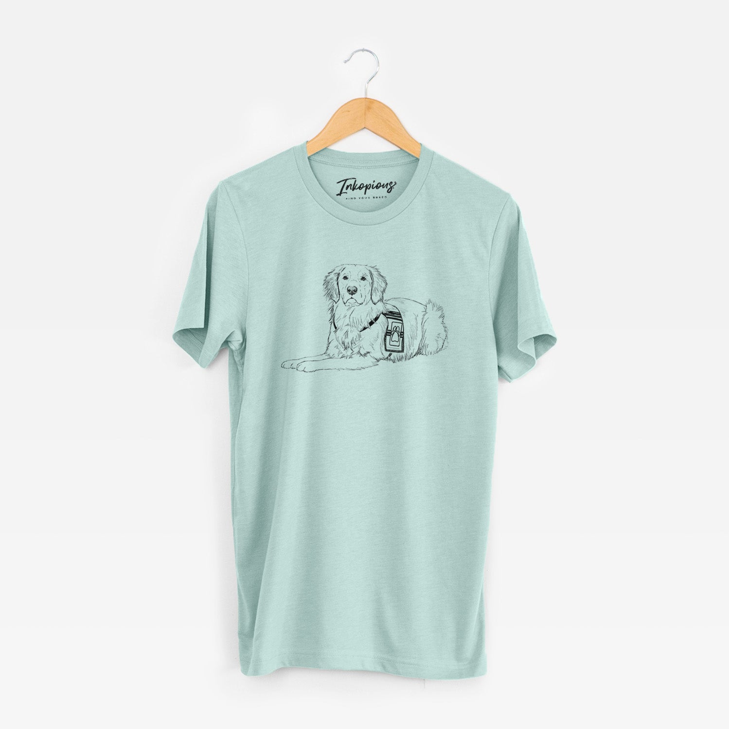 Doodled Gus the Golden Retriever - Unisex Crewneck