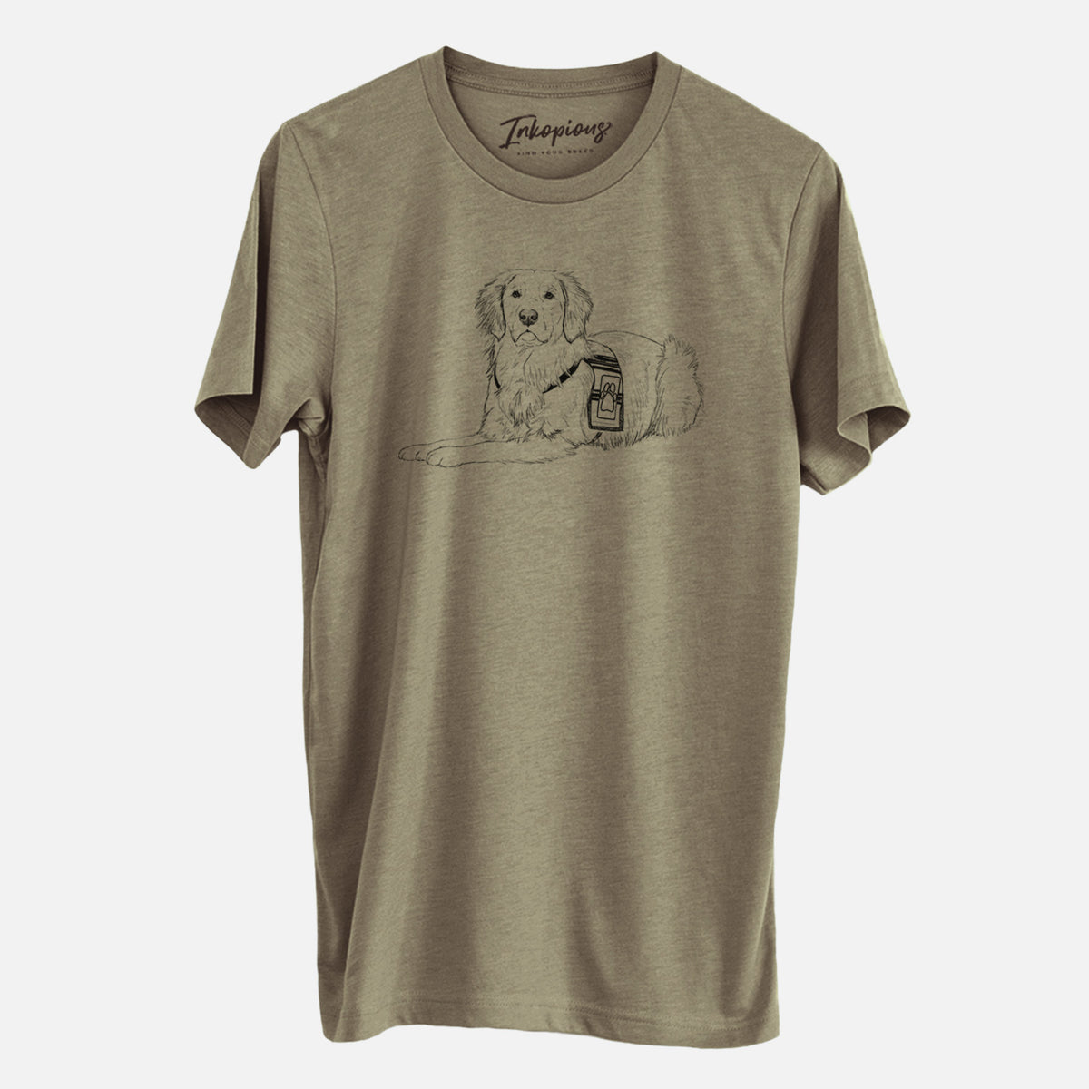 Doodled Gus the Golden Retriever - Unisex Crewneck