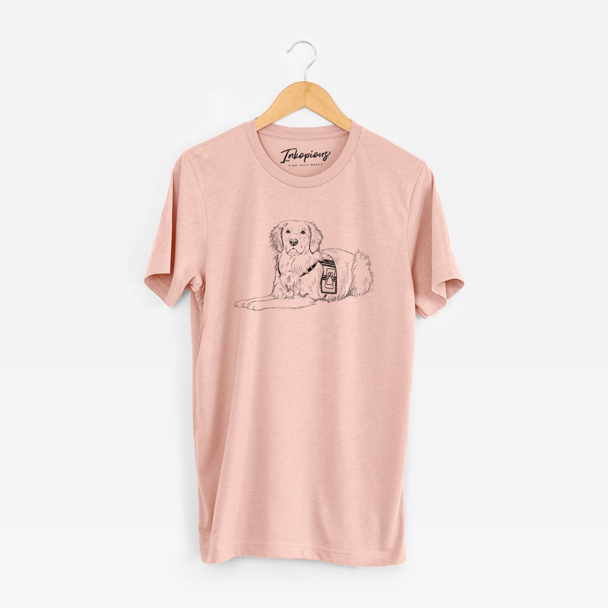 Doodled Gus the Golden Retriever - Unisex Crewneck