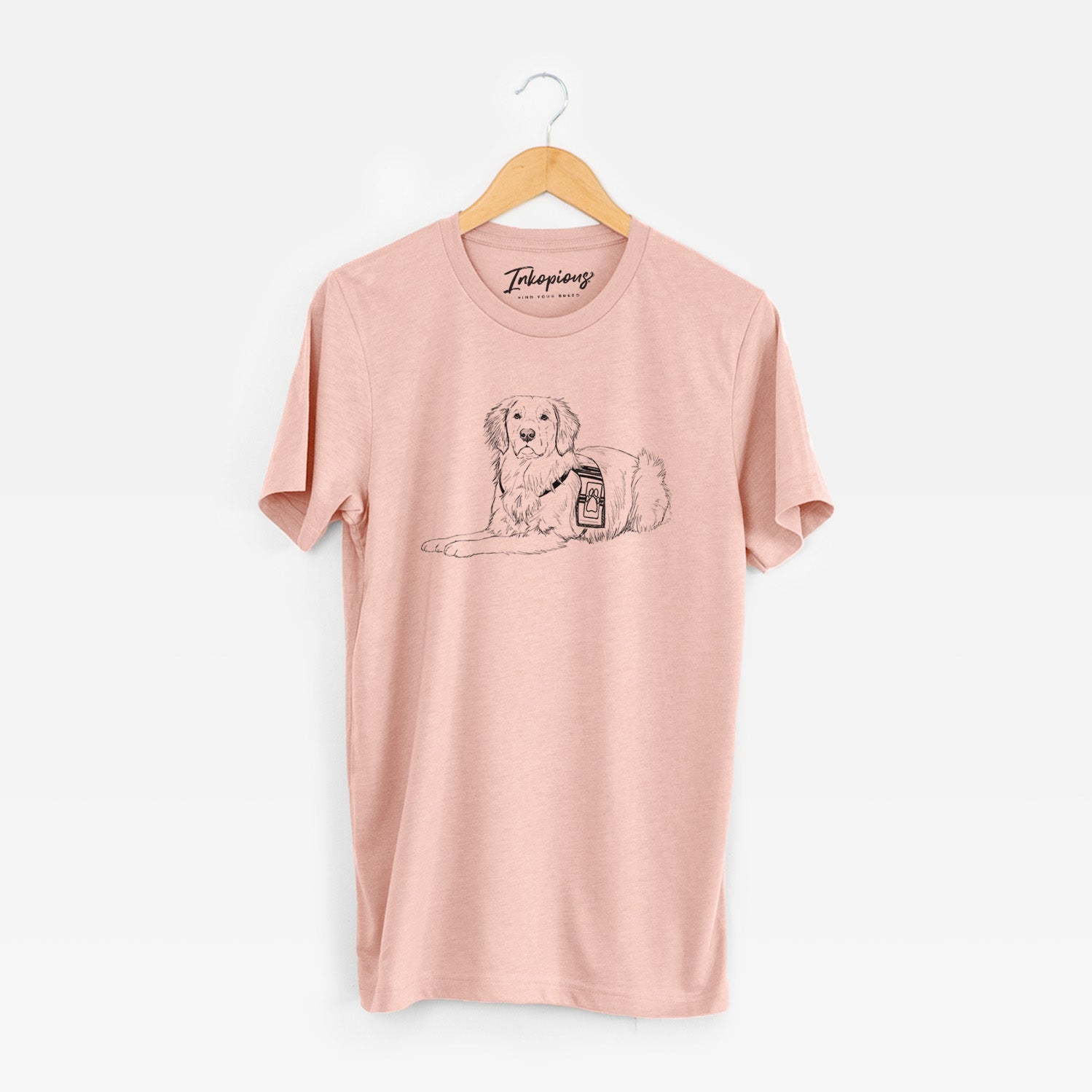 Doodled Gus the Golden Retriever - Unisex Crewneck