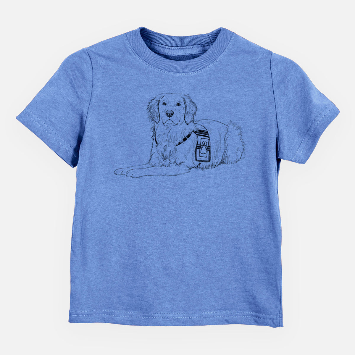 Doodled Gus the Golden Retriever - Kids/Youth/Toddler Shirt