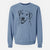 Doodled Happy Harley the Lab Mix - Unisex Pigment Dyed Crew Sweatshirt