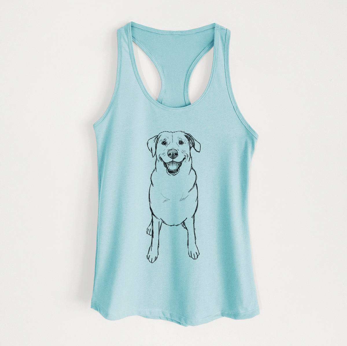 Doodled Harley the Goldador - Women&#39;s Racerback Tanktop