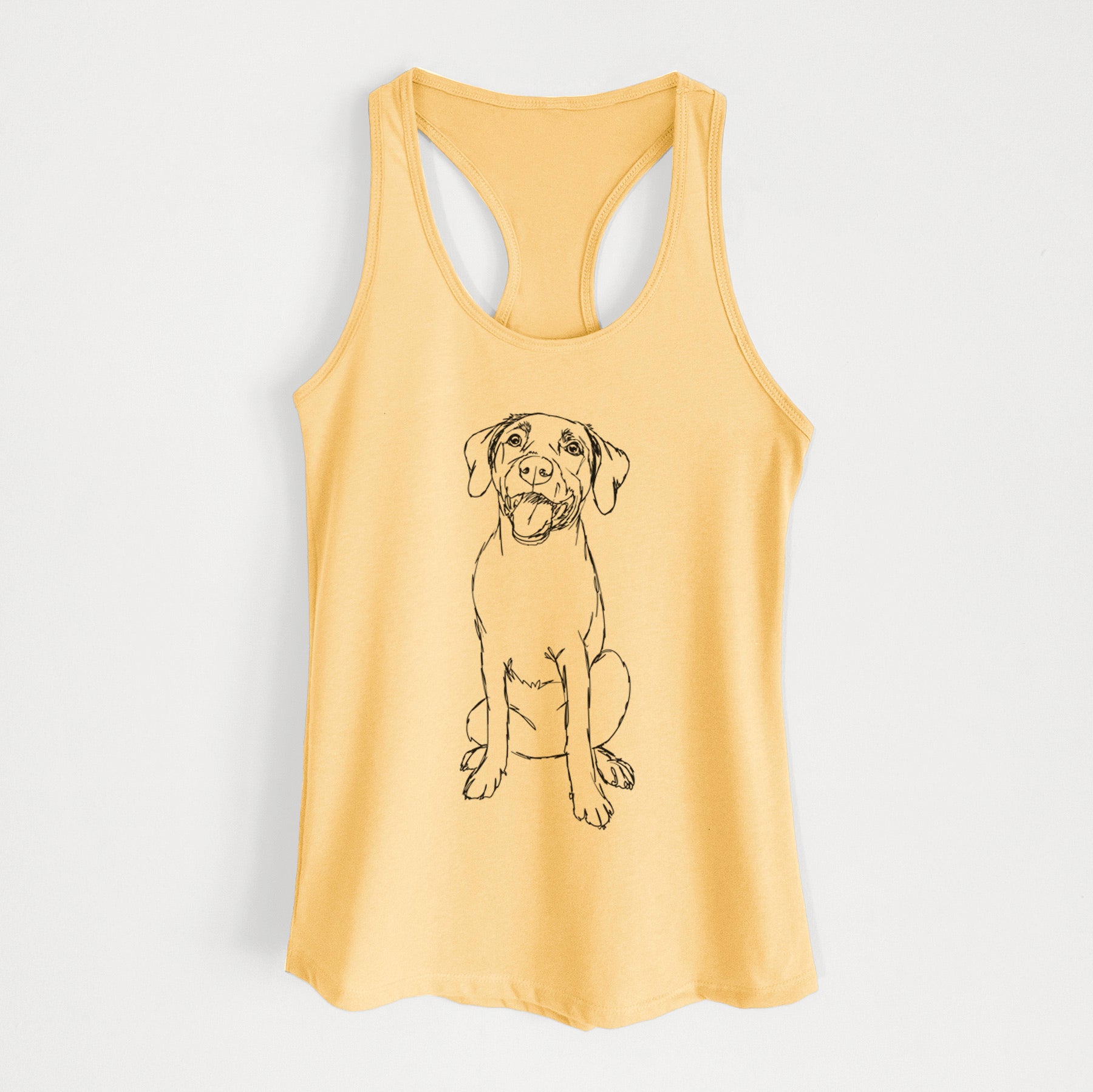 Doodled Harper the Mixed Breed - Women's Racerback Tanktop