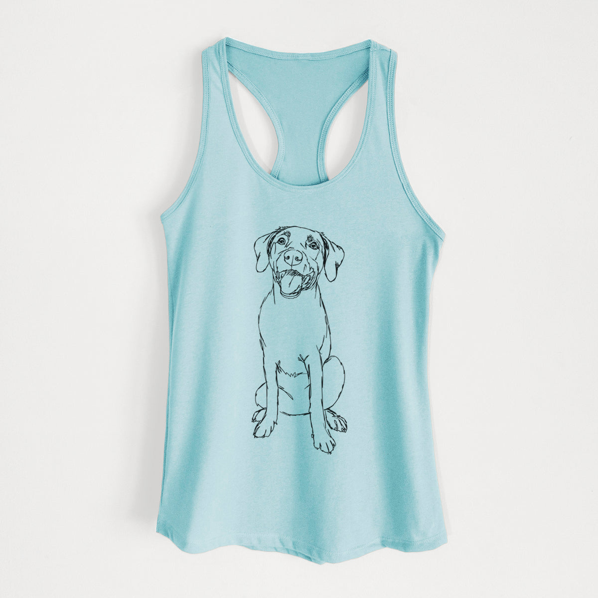 Doodled Harper the Mixed Breed - Women&#39;s Racerback Tanktop