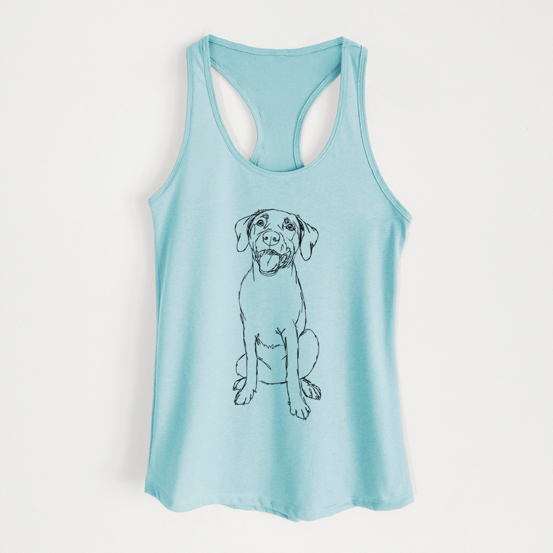 Doodled Harper the Mixed Breed - Women's Racerback Tanktop