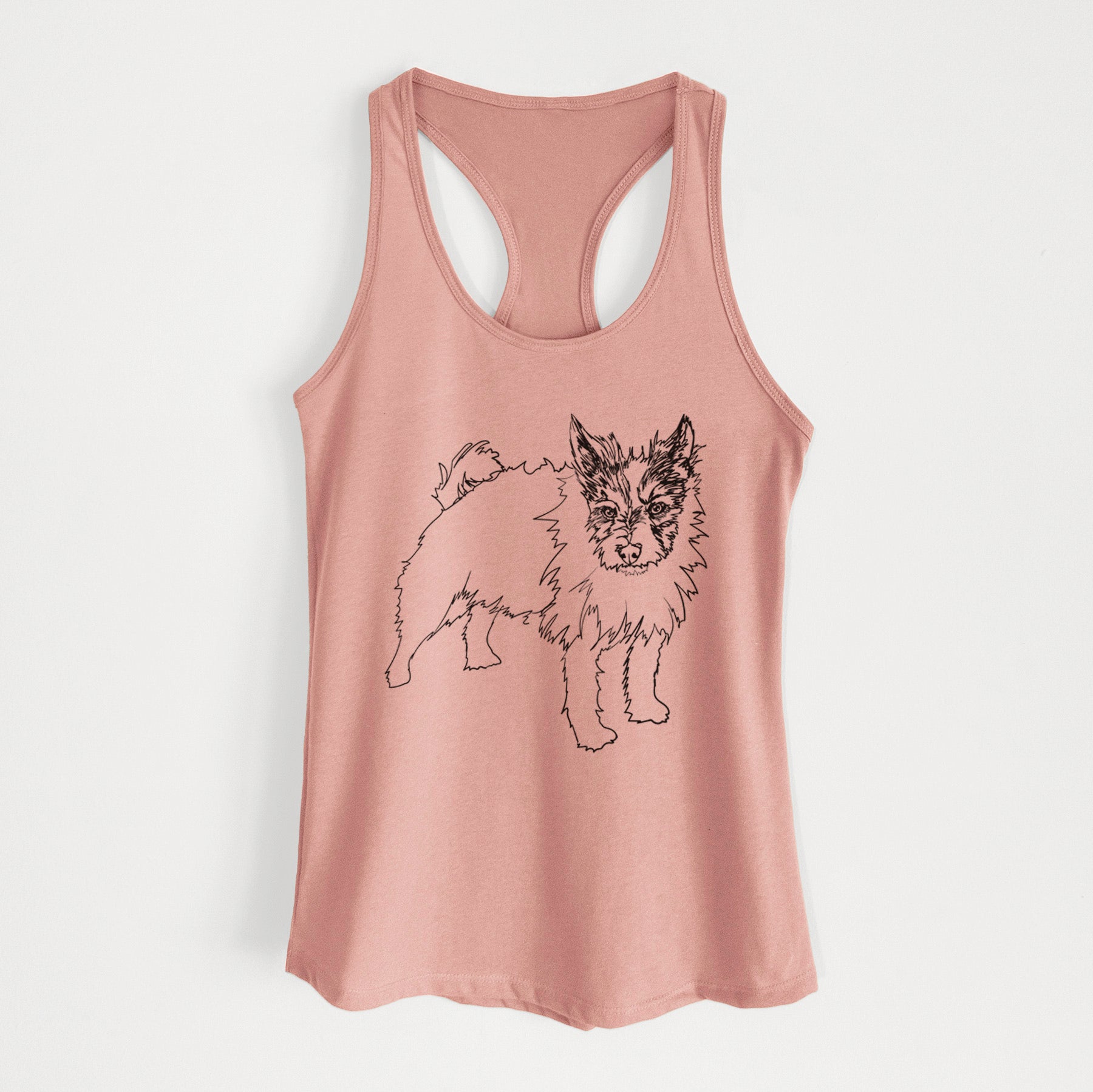 Doodled Harry the Jack Russell Terrier - Women's Racerback Tanktop