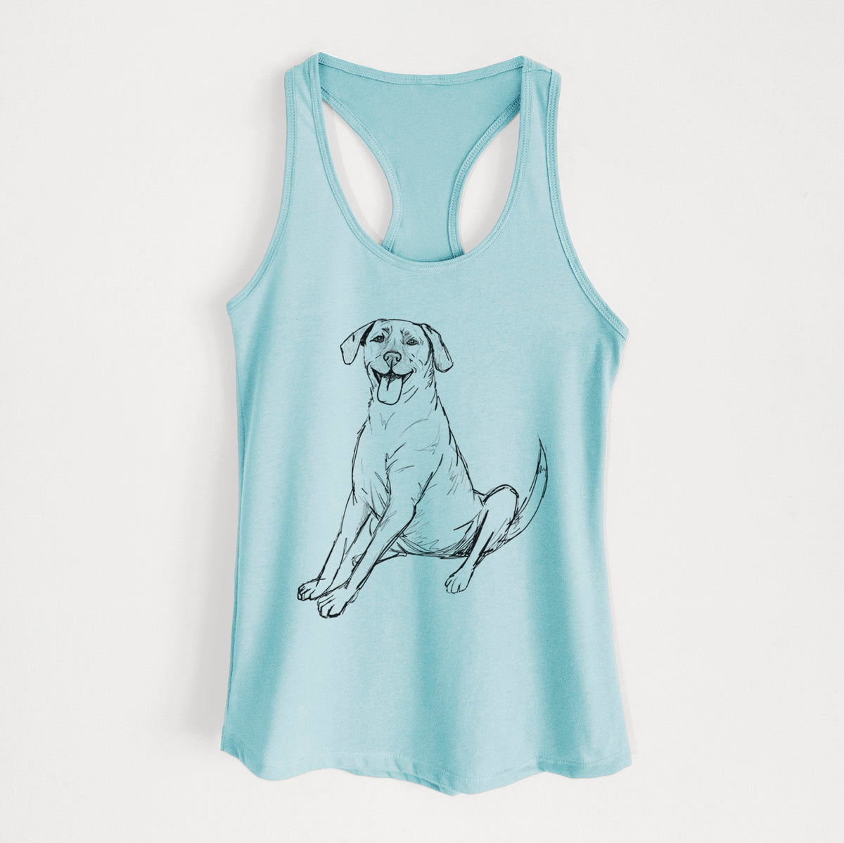 Doodled Harry the Super Mutt - Women&#39;s Racerback Tanktop