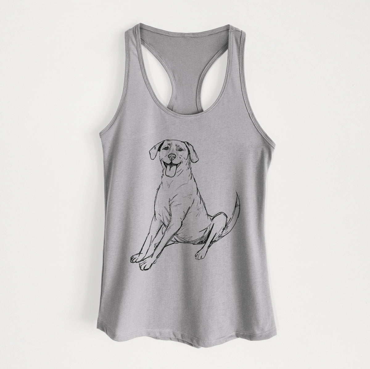 Doodled Harry the Super Mutt - Women's Racerback Tanktop