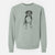 Doodled Harvey the Greater Swiss Mountain Dog - Unisex Pigment Dyed Crew Sweatshirt