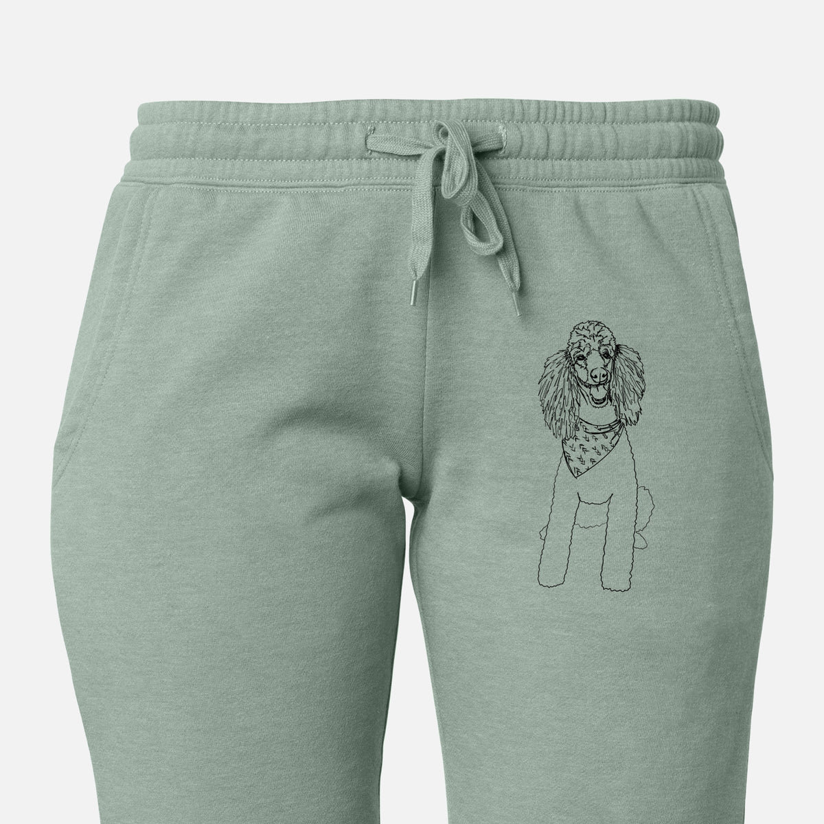 Doodled Henry the Standard Poodle - Women&#39;s Cali Wave Joggers