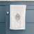 Doodled Henry the Standard Poodle Decorative Hand Towel