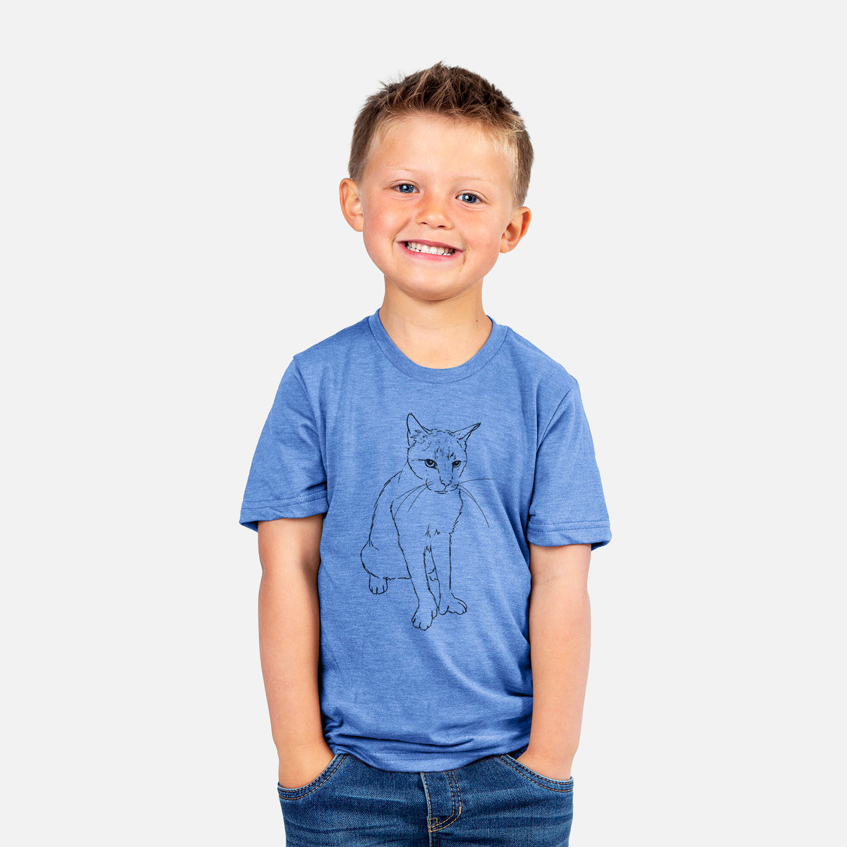Doodled Henry the Cat - Kids/Youth/Toddler Shirt