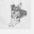 Doodled Hercules the Terrier Mix Decorative Hand Towel