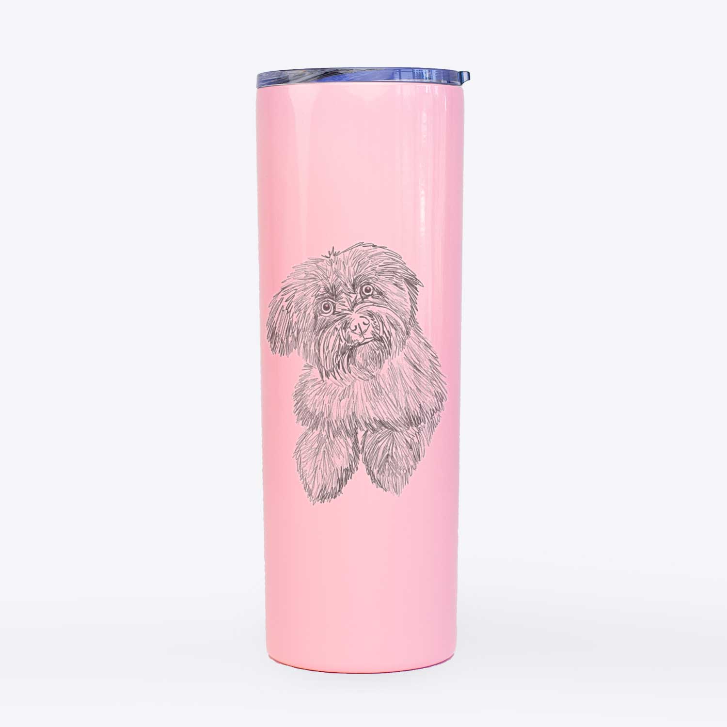 Doodled Hershey the Havanese - 20oz Skinny Tumbler