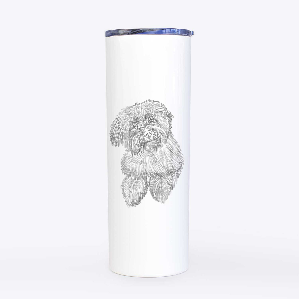 Doodled Hershey the Havanese - 20oz Skinny Tumbler