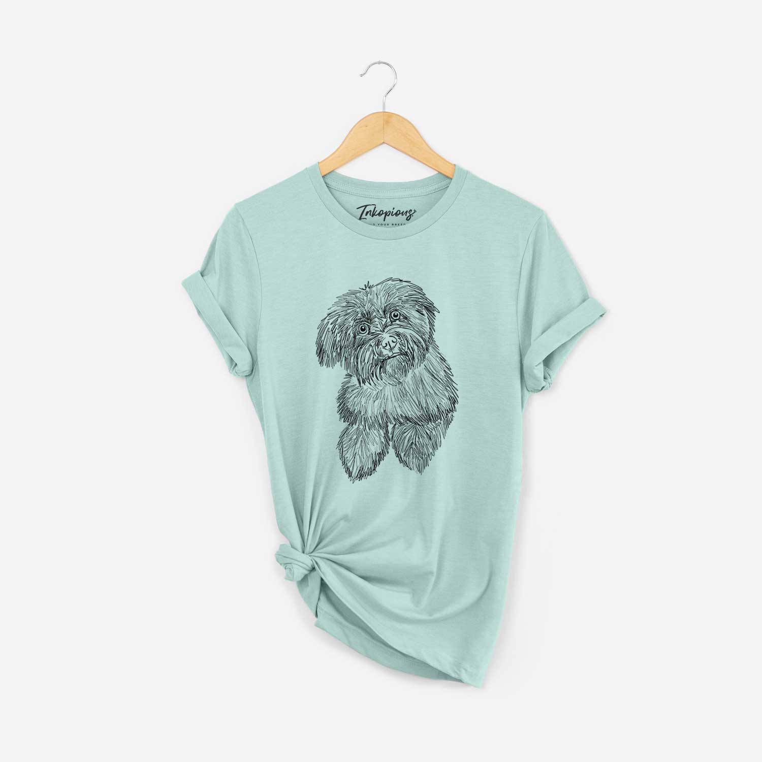 Doodled Hershey the Havanese - Unisex Crewneck