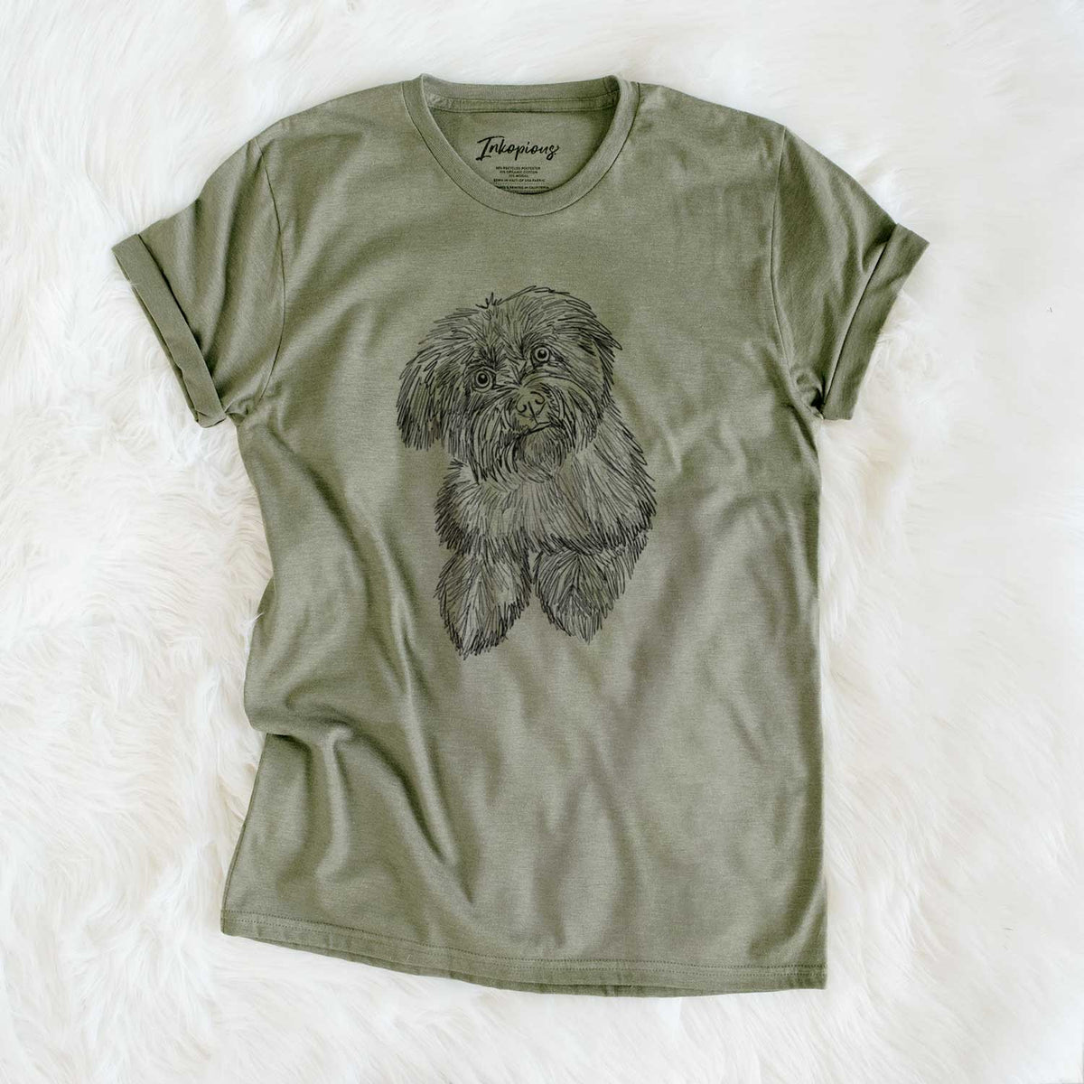 Doodled Hershey the Havanese - Unisex Crewneck