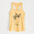 Doodled Hoggle the Siamese Cat - Women's Racerback Tanktop